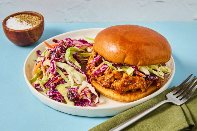 Sandwichs au poulet BBQ super rapides
