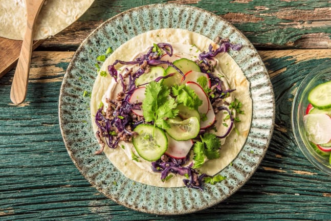 Sesame Beef Tacos