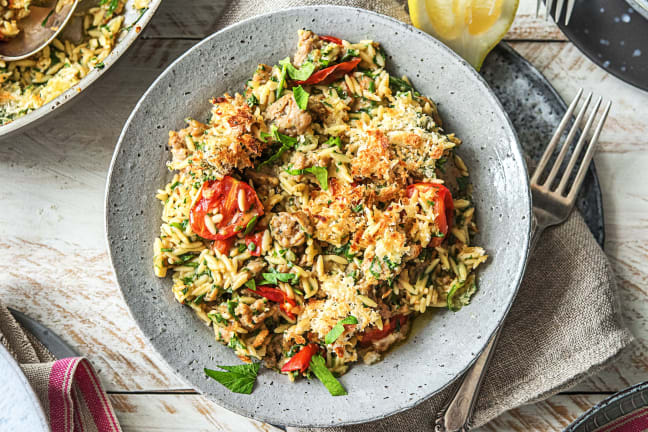 One-Pan Orzo Italiano