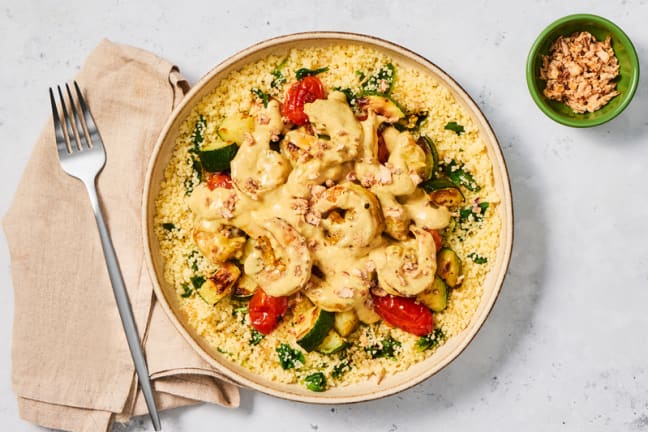 Smart Golden Shrimp and Coconut Sauce