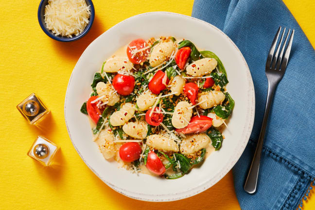 Gnocchi with Spinach & Tomatoes