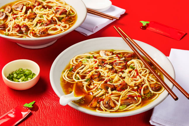 Chicken, Mushroom & Soy Ramen