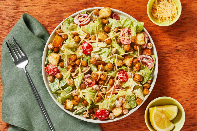 Organic Chicken & Chickpea Caesar Salad