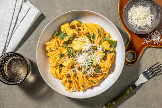Linguine Calabrese mit scharfen Kapern