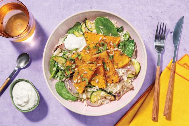 Chermoula-Spiced Pumpkin & Garlic Rice