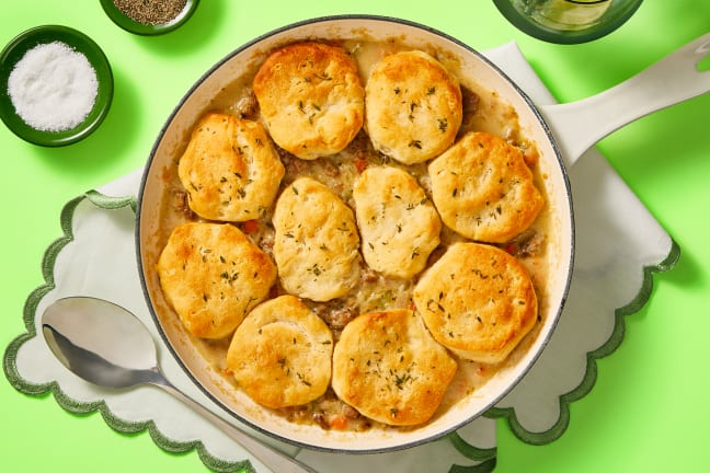 Homestyle Turkey & Biscuit Pot Pie