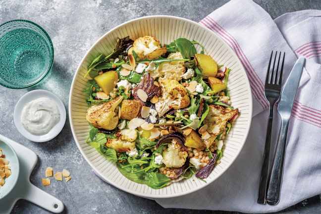 Roast Cauliflower & Moemoe Potato Medley