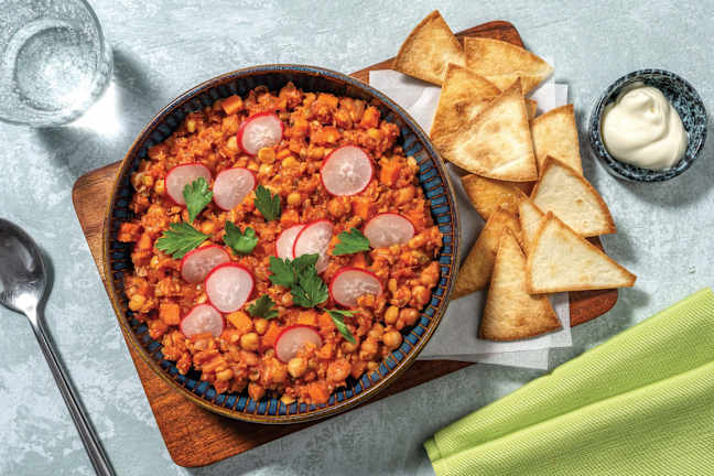 Moroccan-Style Chickpea Bowl