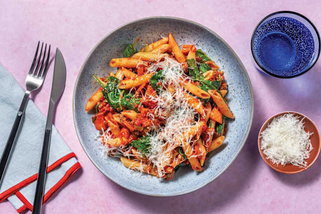 Tomato Beef & Pork Penne Alla Bolognese