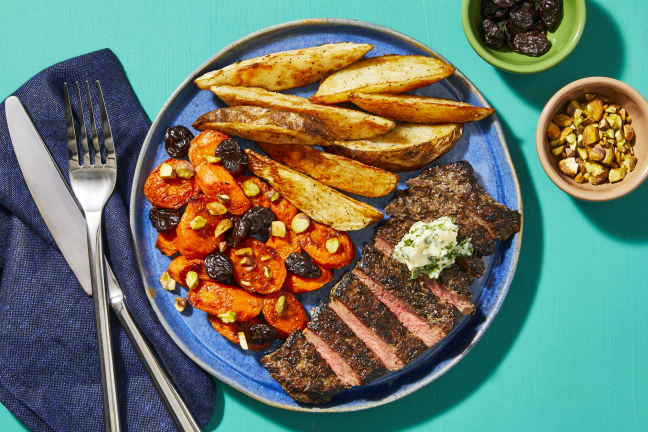 Pan-Seared Steak with Parsley Butter