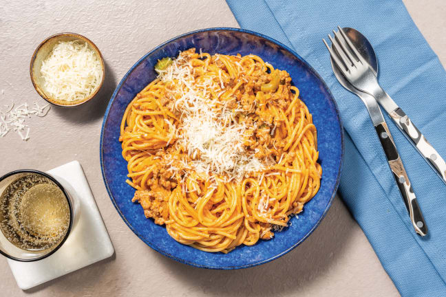 Nan's Beef & Hidden Veggie Spaghetti