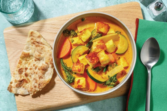 One-Pot Indian Haloumi & Veggie Curry