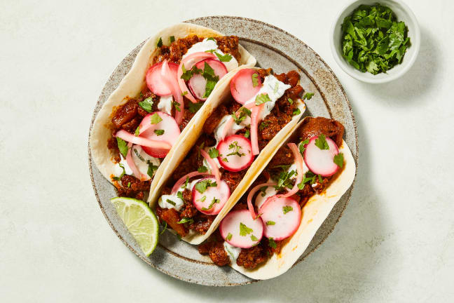 One-Pan Tex-Mex Pork Tacos