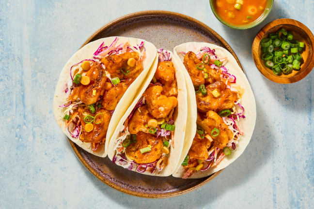 Buffalo Cauliflower Tacos