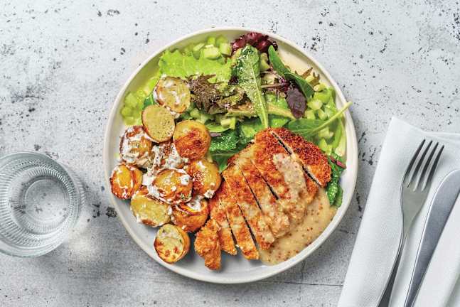 HelloHero: Pork Schnitty & Mustard Gravy