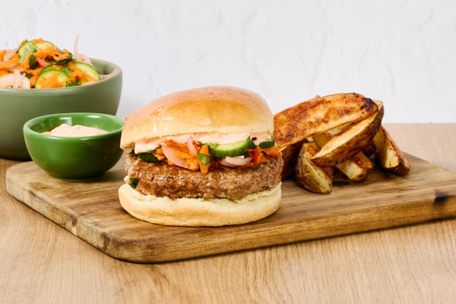 Banh Mi Pork Burgers