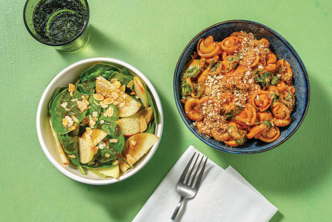 Quick Saucy Tomato Bacon Orecchiette