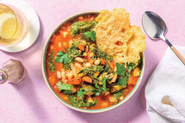 Italian White Bean & Veggie Soup