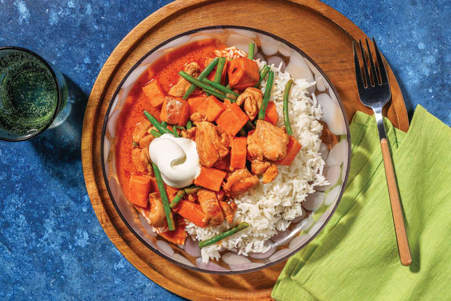 Indian Chicken & Sweet Potato Curry