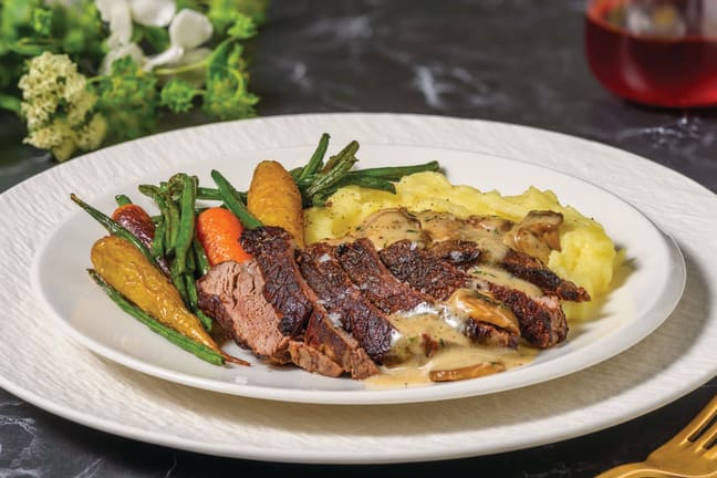 Beef Fillet Steak & Rainbow Carrots