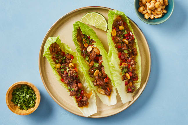 Sweet Chili Turkey Lettuce Wraps