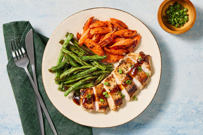 Sweet ’n’ Spicy Apricot Pork Chops