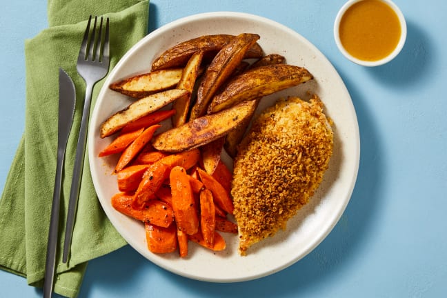 Crispy Maple Mustard Chicken