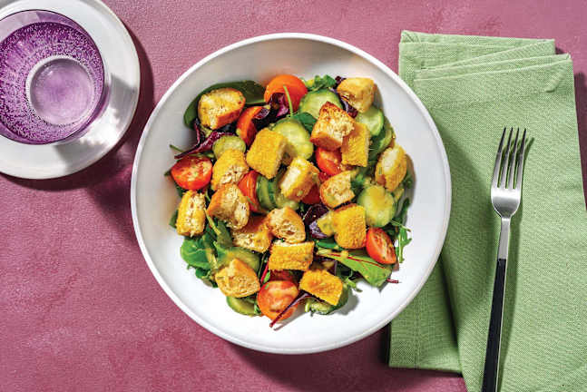 Plant-Based Crumbed Chick’n Salad