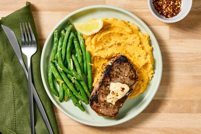 Honey-Butter BBQ Pork Chops