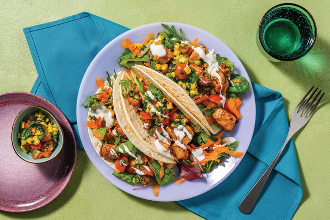 HelloHero: Caribbean Chicken Tacos