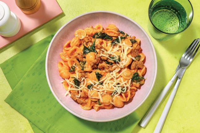 HelloHero: Italian Beef & Pork Pasta