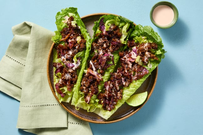 Moo Shu Pork Lettuce Wraps