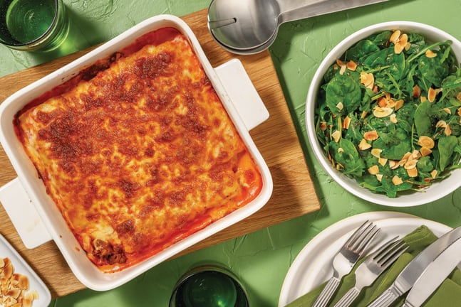 Herby Tomato Beef & Mushroom Cannelloni