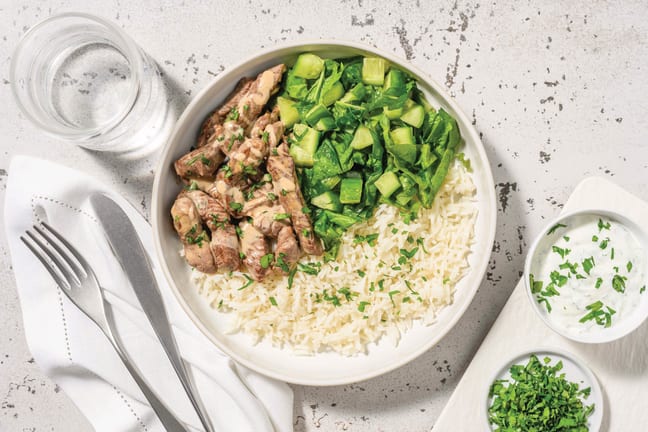HelloHero: Coconut Beef & Garlic Rice