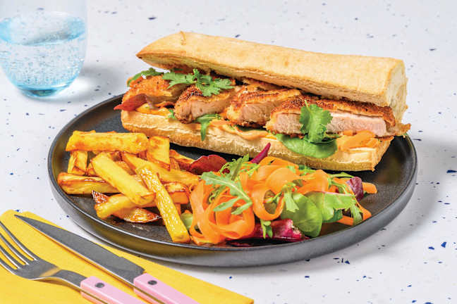 Pork Schnitzel Banh Mi