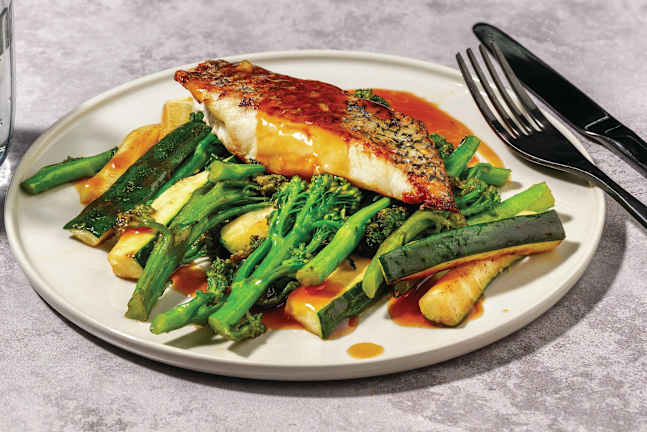 Soy-Ginger Glazed Barramundi