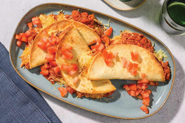 All-American Beef Brisket Quesadillas