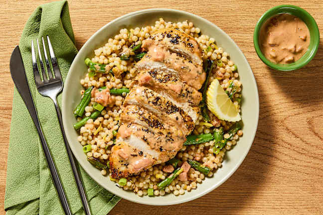 Chicken Thyme with Green Bean Couscous