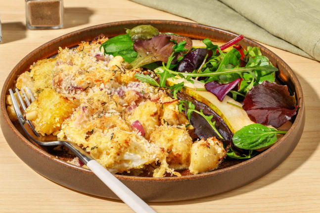 Potato, Cauliflower & Thyme Gratin
