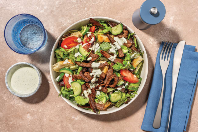 Tuscan-Style Beef & Panzanella Salad