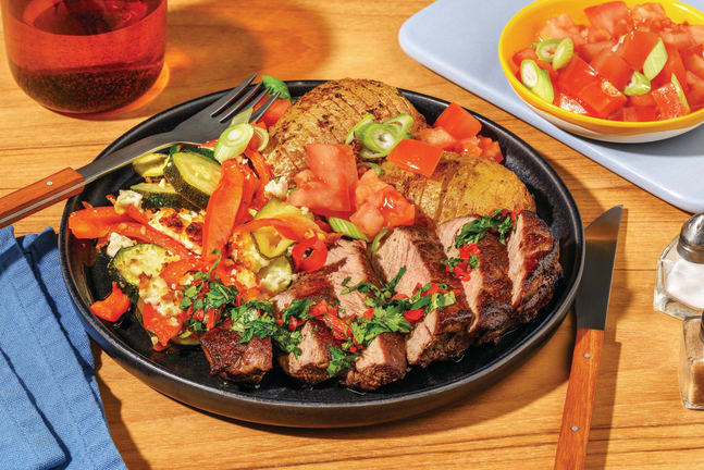 Argentinian-Style Sirloin & Chimichurri