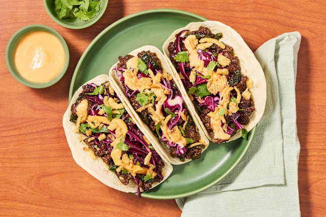 One-Pan Beef Stir-Fry Tacos