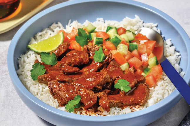 Chipotle BBQ Beef & Rice Bowl