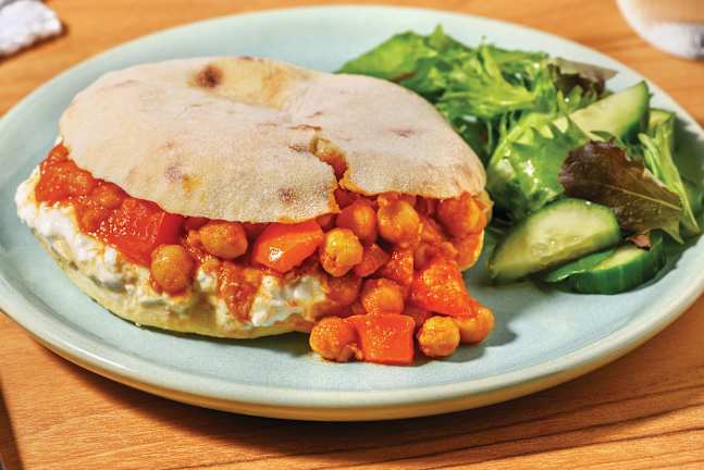Chermoula Chickpea Pita Pockets 