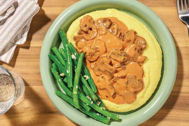 Creamy Mushroom Stroganoff