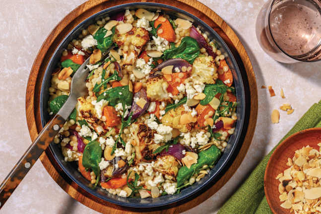 Spiced Cauliflower & Goat Cheese Salad