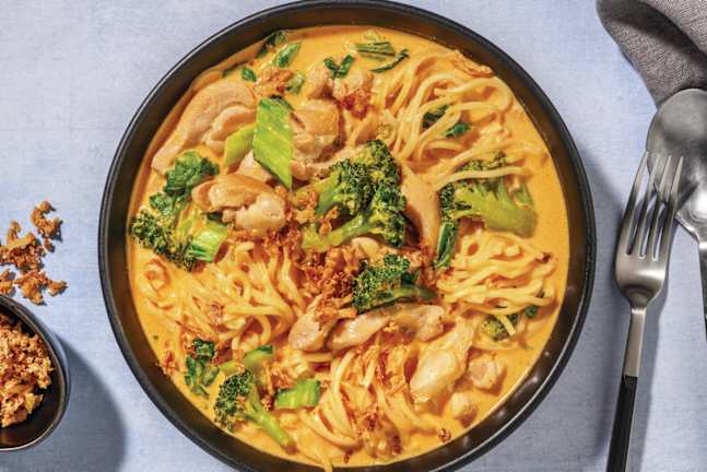 Mild Thai Curry & Chicken Noodle Soup