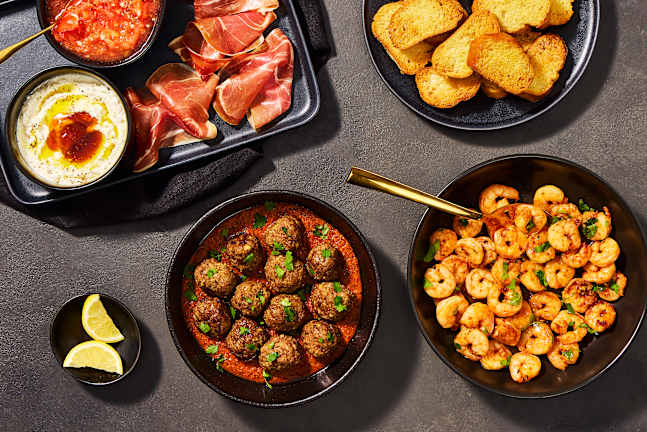Spanish-Style Tapas with Beef Albondigas