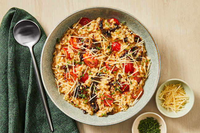 Mushroom & Chive Risotto