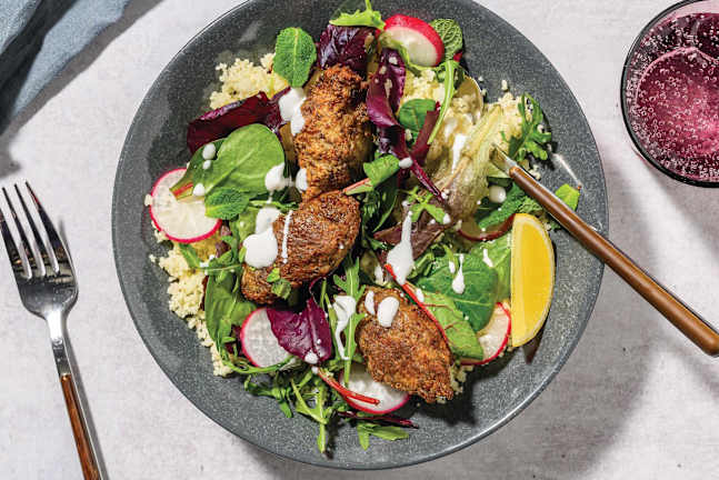 Chermoula Lamb Kofta Couscous Bowl